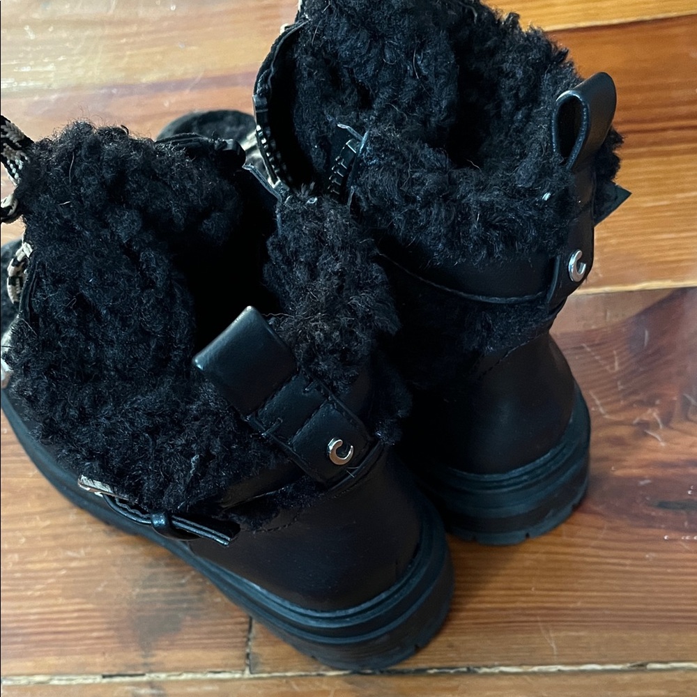 Circus by Sam Edelman Black Combato0 Boots - Picture 3 of 6